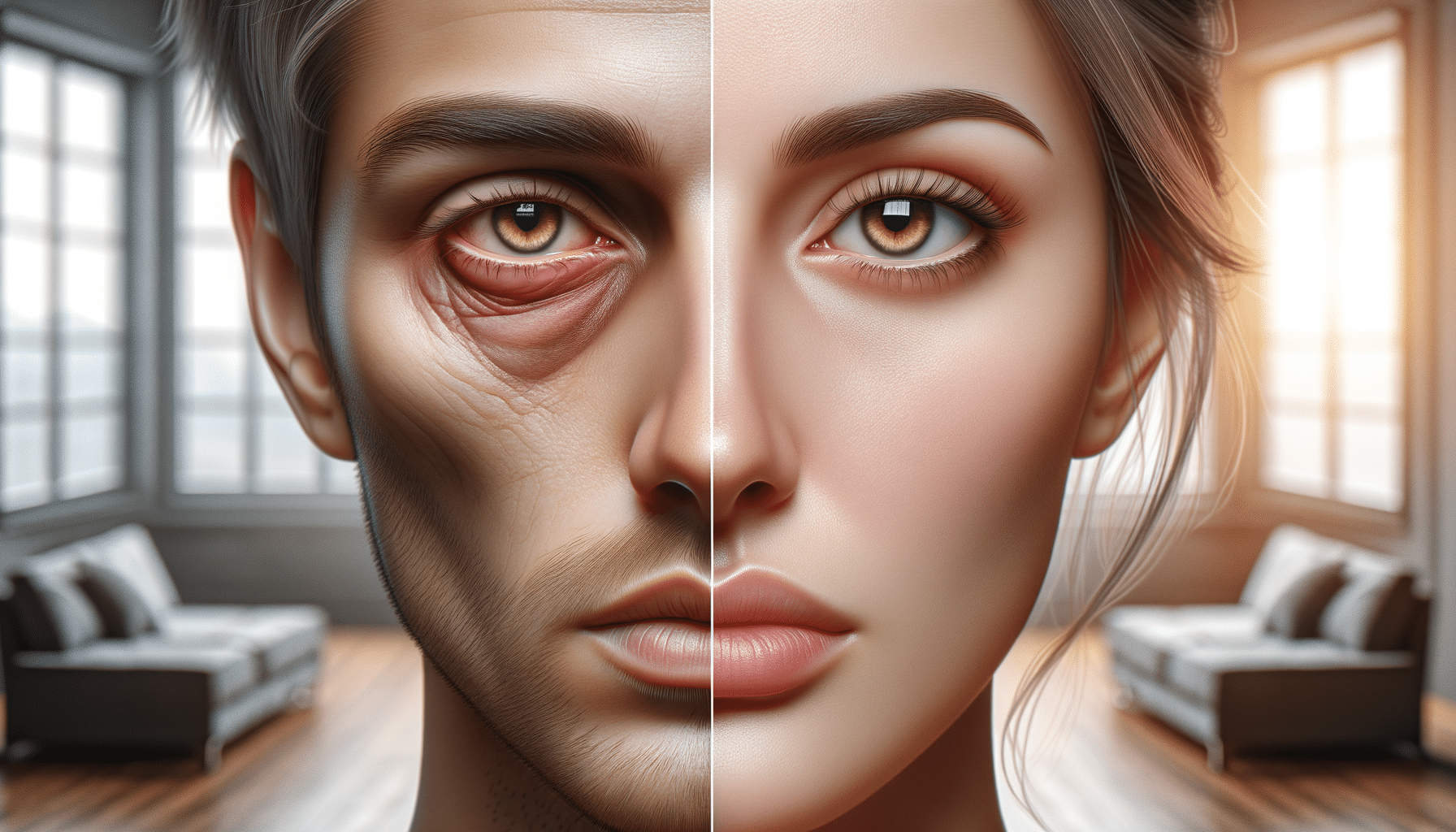 Illustration de l'effet de la privation de sommeil sur le corps humain