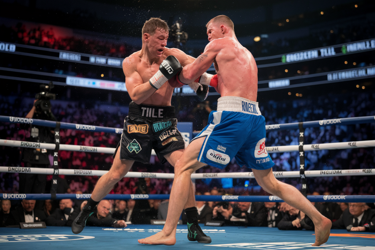 Boxe misfits  Darren till terrasse luke rockhold par ko