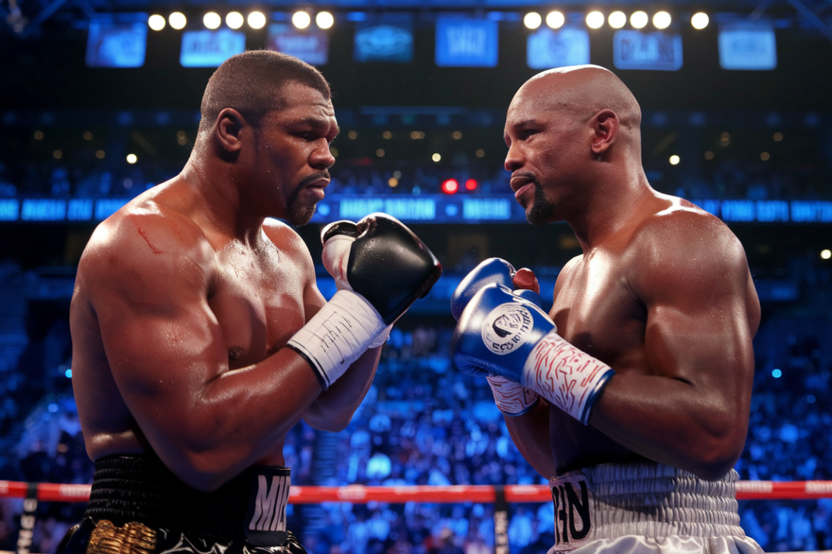 Choc des légendes  Mike tyson affrontera floyd mayweather au
