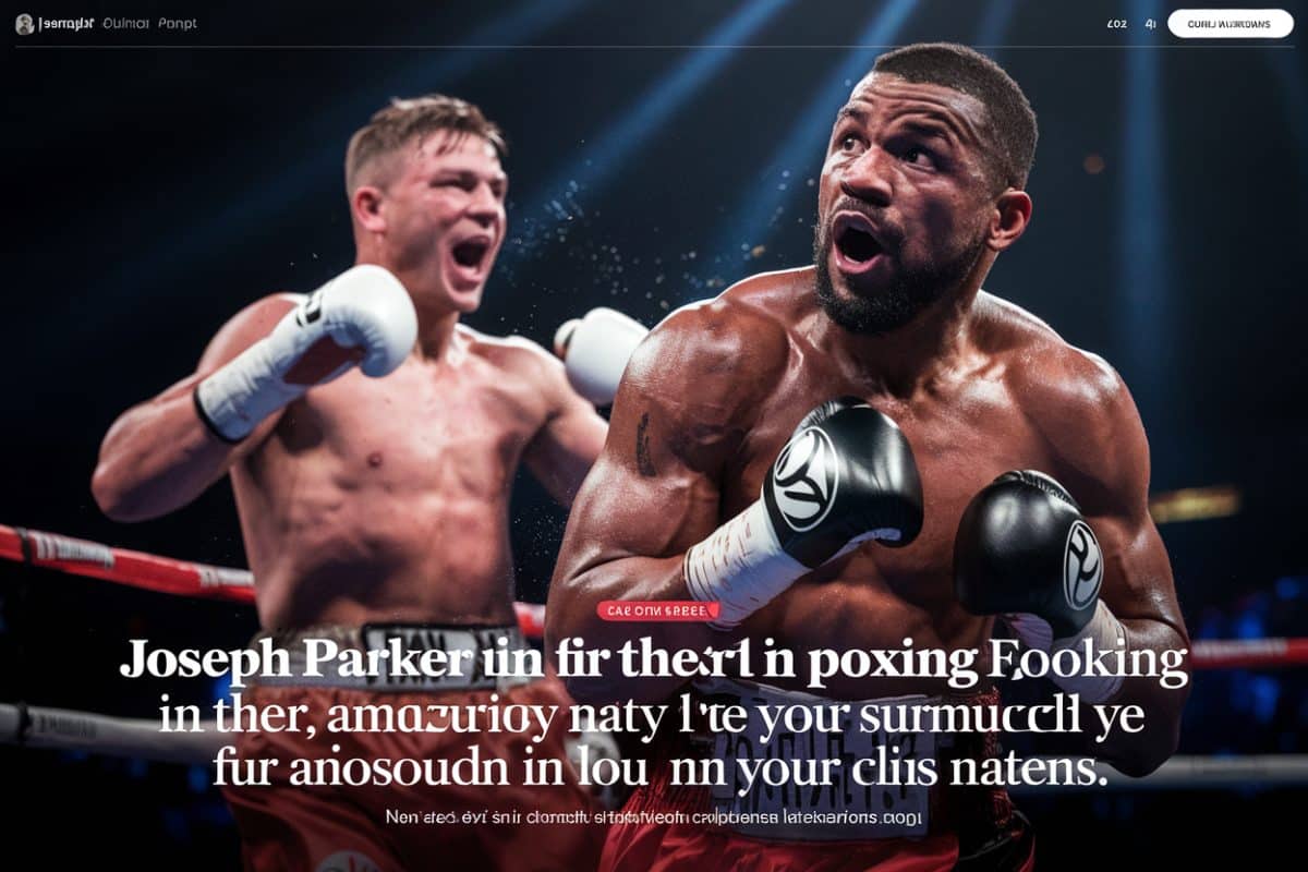 Joseph parker s'exprime sur le stoppage controversé :