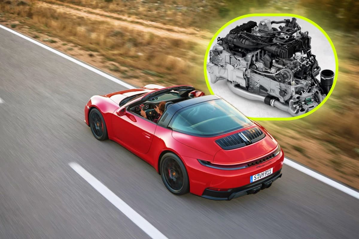 Porsche travaille sur un moteur 6 temps - © Porsche