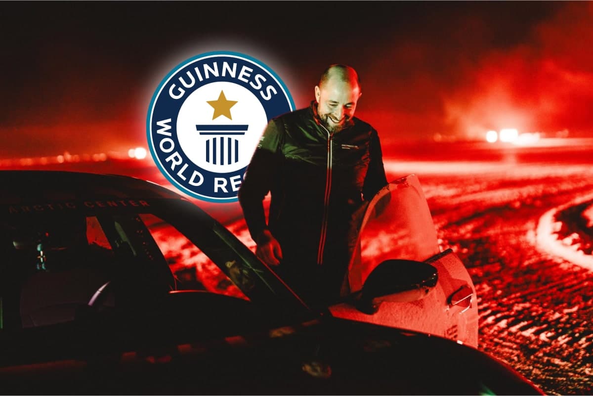 Nouveau record - le Taycan GTS drift sur 17,503 km - © Porsche