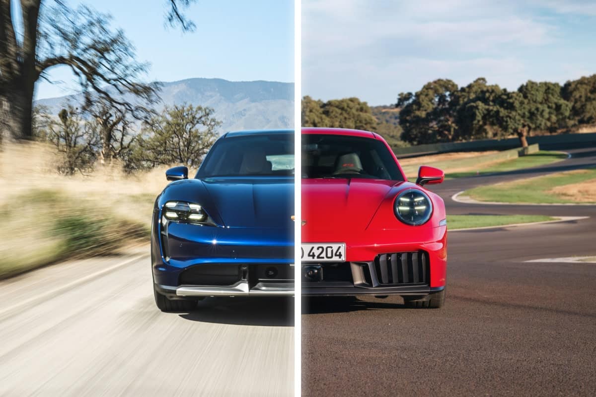 Taycan vs 911 - © Porsche