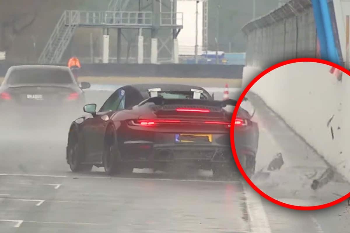 Une Porsche 911 Turbo S se crash en plein drag race - © Gumbal sur YouTube