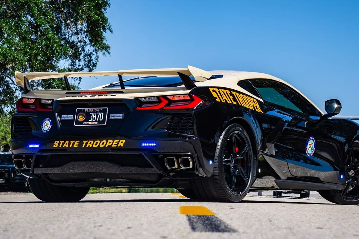 Corvette C8 - © Florida Highway Patrol